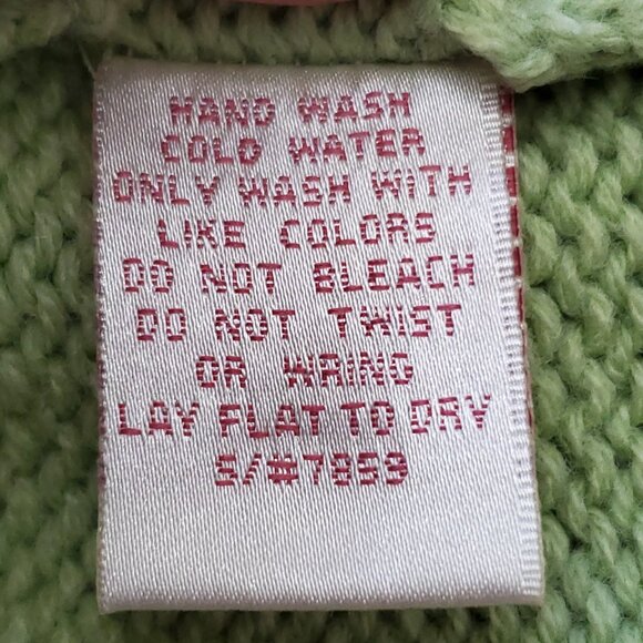 Vintage Heirloom Fair Isle Full Zip Nordic Y2K 90's Cardigan Sweater Size Small - Picture 15 of 15